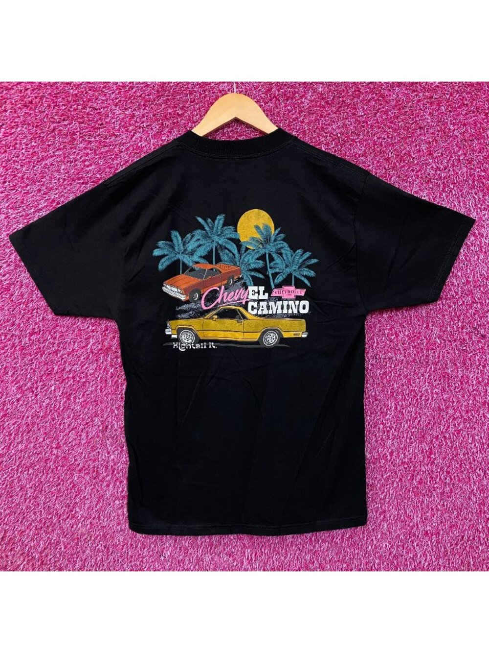 Chevrolet Hightail It Chevy El Camino Sunset Promotional T-Shirt Medium